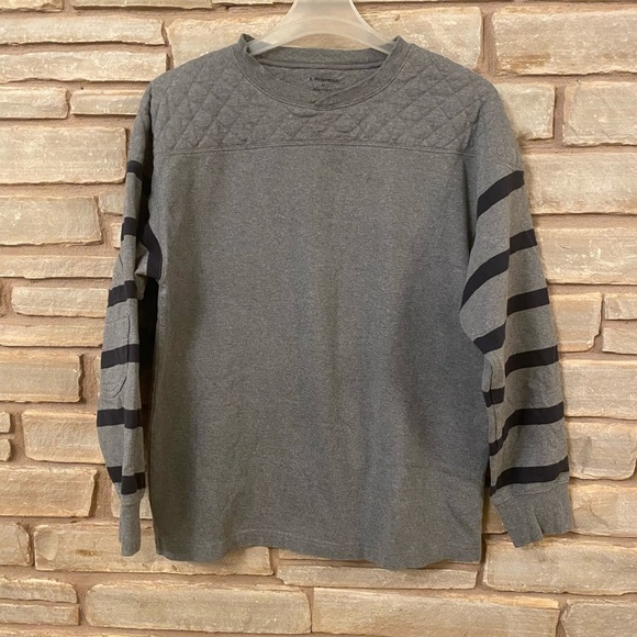 J. PETERMAN - Vintage Heavy Shoulder & Elbow Pads Md. Rugby Pullover Sweatshirt - Picture 10 of 15